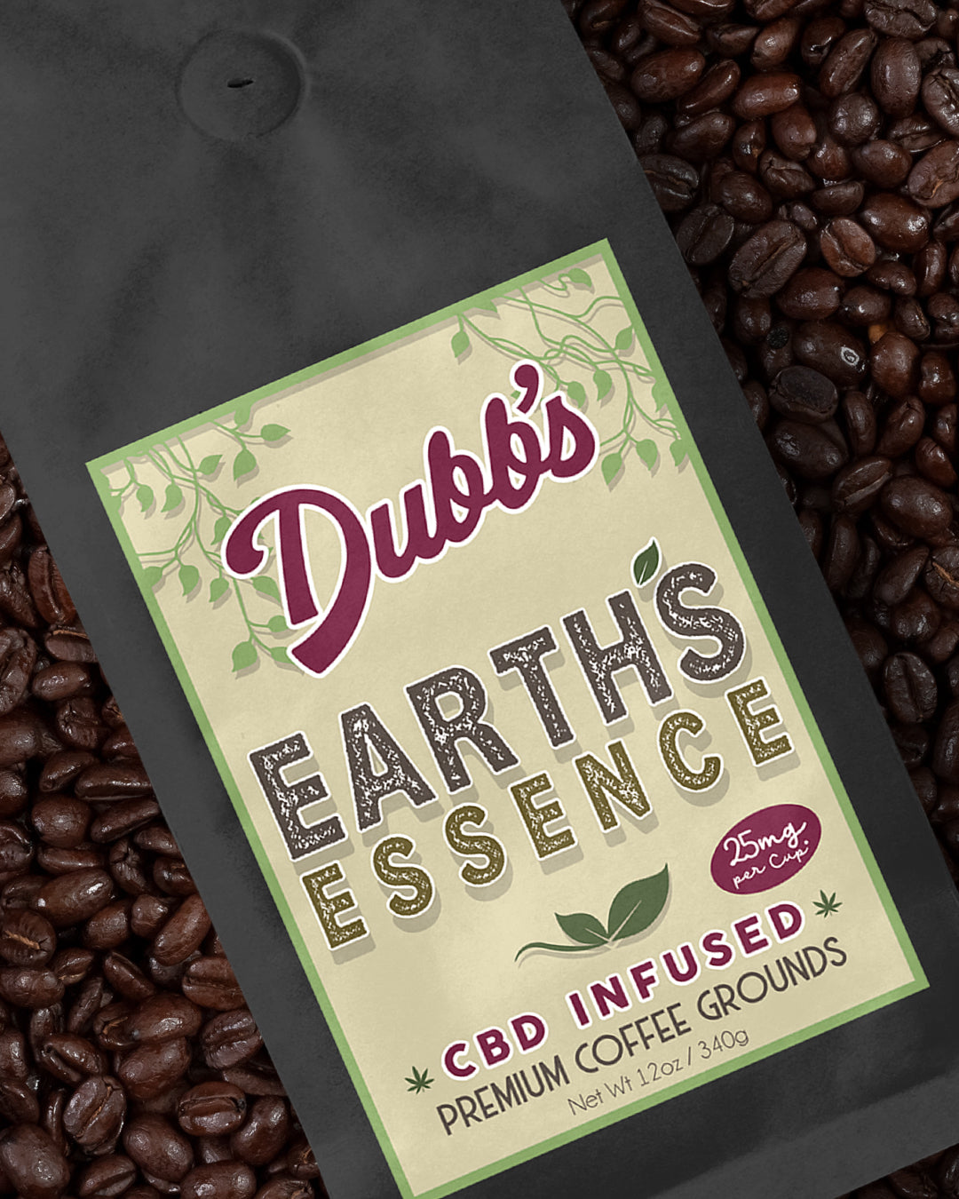 Dubb's Earth's Essence CBD Infused Coffee Grounds Coming Soon